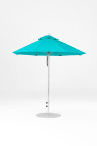 9' Monterey Pulley Lift Fiberglass Market Umbrella