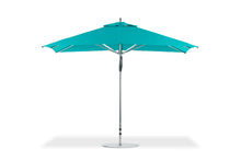 Frankford 882CAM 8.5' x 11'' G-Series Greenwich Pulley Lift Giant Aluminum Market Umbrella