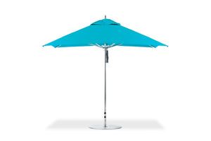 Frankford 883CAM 10' x 10'' G-Series Greenwich Pulley Lift Giant Aluminum Market Umbrella