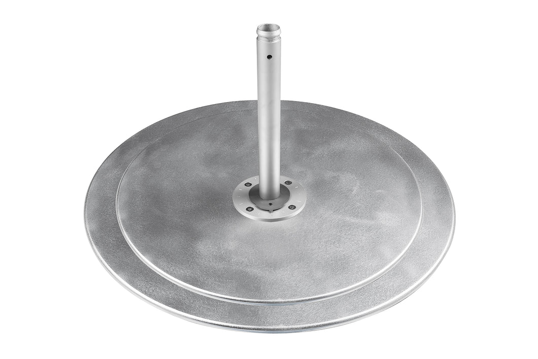 Frankford 40G-36G Round Max Galvanized Steel Stack Mounting Base for Aurora Cantilever Umbrella