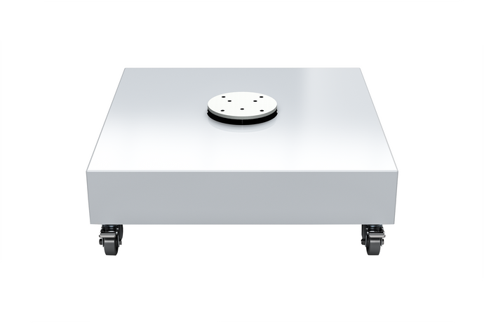 Frankford 480 Square Galvanized Steel Rolling Base for Eclipse and Aurora Cantilever Umbrella