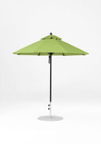 6.5'x6.5' Square Monterey Crank Lift Fiberglass Market Umbrella- No Tilt