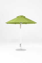 6.5'x6.5' Square Monterey Crank Lift Fiberglass Market Umbrella- No Tilt