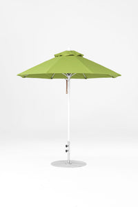 9' Monterey Pulley Lift Fiberglass Market Umbrella