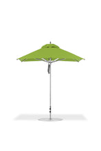 Frankford 864CAM 7.5' x 7.5' Square Greenwich Pulley Lift Aluminum Market Umbrella