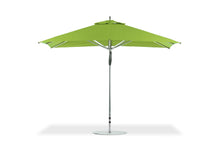 Frankford 882CAM 8.5' x 11'' G-Series Greenwich Pulley Lift Giant Aluminum Market Umbrella