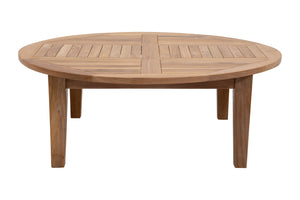 52" Teak Outdoor Chat Table