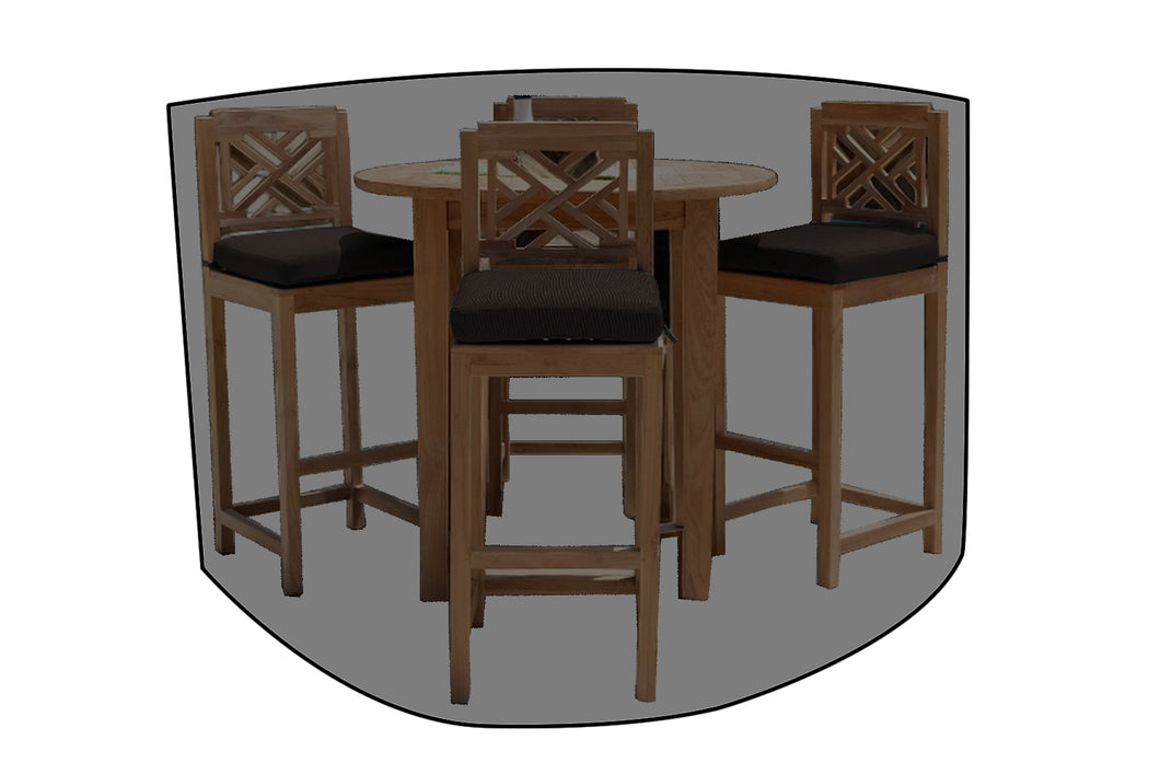 5 pc Monterey Teak Bar with 40