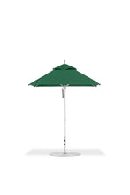 Frankford 454CAM 6.5' x 6.5' Square Greenwich Pulley Lift Aluminum Market Umbrella