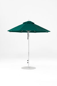 Frankford 454FM 6.5'x6.5' Square Monterey Pulley Lift Fiberglass Market Umbrella