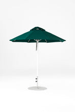6.5'x6.5' Square Monterey Crank Lift Fiberglass Market Umbrella- No Tilt