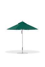 Frankford 854CAM 9' Greenwich Pulley Lift Aluminum Market Umbrella