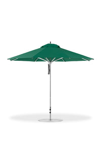 Frankford 864CAM 11' Greenwich Pulley Lift Aluminum Market Umbrella
