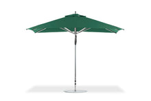Frankford 882CAM 8.5' x 11'' G-Series Greenwich Pulley Lift Giant Aluminum Market Umbrella