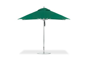 Frankford 883CAM 10' x 10'' G-Series Greenwich Pulley Lift Giant Aluminum Market Umbrella