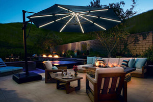 Treasure Garden Starlux AKZ Plus 13' Octagonal Aluminum Cantilever Pat – Willow Creek Designs