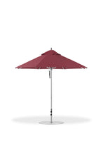 Frankford 854CAM 9' Greenwich Pulley Lift Aluminum Market Umbrella