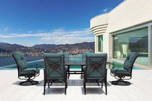 Hanamint 7 pc Santa Barbara Dining Set with 76"-100" Extension Table