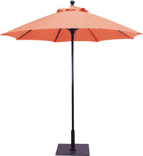Galtech 725 7.5' Commercial Manual Lift Outdoor Market Umbrella