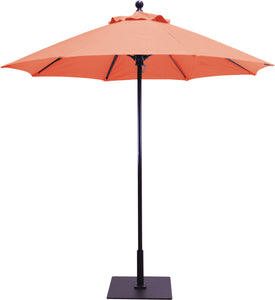 Galtech 725 7.5' Commercial Manual Lift Outdoor Market Umbrella