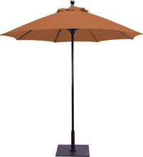 Galtech 725 7.5' Commercial Manual Lift Outdoor Market Umbrella