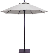 Galtech 725 7.5' Commercial Manual Lift Outdoor Market Umbrella