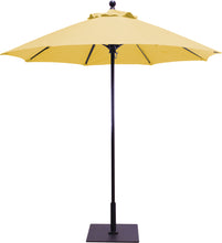 Galtech 725 7.5' Commercial Manual Lift Outdoor Market Umbrella