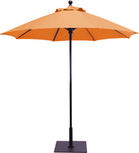 Galtech 725 7.5' Commercial Manual Lift Outdoor Market Umbrella