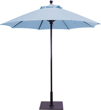 Galtech 725 7.5' Commercial Manual Lift Outdoor Market Umbrella