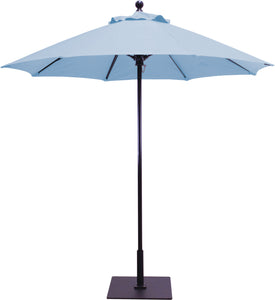 Galtech 725 7.5' Commercial Manual Lift Outdoor Market Umbrella