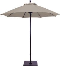 Galtech 725 7.5' Commercial Manual Lift Outdoor Market Umbrella