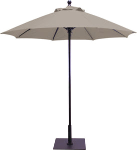 Galtech 725 7.5' Commercial Manual Lift Outdoor Market Umbrella