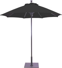 Galtech 725 7.5' Commercial Manual Lift Outdoor Market Umbrella
