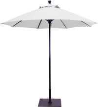 Galtech 725 7.5' Commercial Manual Lift Outdoor Market Umbrella