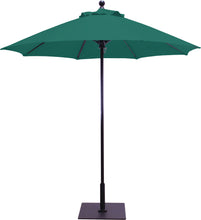 Galtech 725 7.5' Commercial Manual Lift Outdoor Market Umbrella