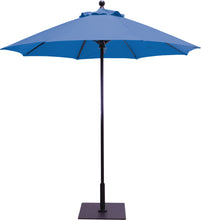 Galtech 725 7.5' Commercial Manual Lift Outdoor Market Umbrella