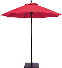 Galtech 725 7.5' Commercial Manual Lift Outdoor Market Umbrella