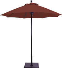 Galtech 725 7.5' Commercial Manual Lift Outdoor Market Umbrella