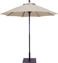 Galtech 725 7.5' Commercial Manual Lift Outdoor Market Umbrella