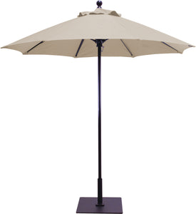 Galtech 725 7.5' Commercial Manual Lift Outdoor Market Umbrella