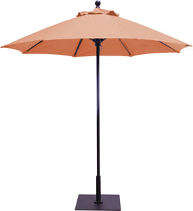 Galtech 725 7.5' Commercial Manual Lift Outdoor Market Umbrella