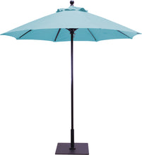 Galtech 725 7.5' Commercial Manual Lift Outdoor Market Umbrella