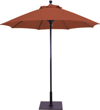 Galtech 725 7.5' Commercial Manual Lift Outdoor Market Umbrella