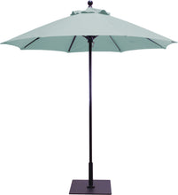 Galtech 725 7.5' Commercial Manual Lift Outdoor Market Umbrella