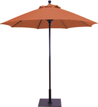 Galtech 725 7.5' Commercial Manual Lift Outdoor Market Umbrella