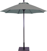 Galtech 725 7.5' Commercial Manual Lift Outdoor Market Umbrella