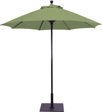 Galtech 725 7.5' Commercial Manual Lift Outdoor Market Umbrella