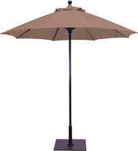 Galtech 725 7.5' Commercial Manual Lift Outdoor Market Umbrella