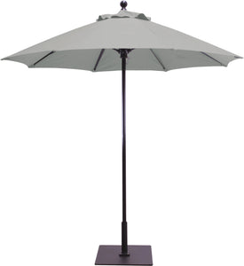Galtech 725 7.5' Commercial Manual Lift Outdoor Market Umbrella