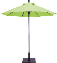 Galtech 725 7.5' Commercial Manual Lift Outdoor Market Umbrella